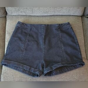 Harlow High-Rise Denim Shorts